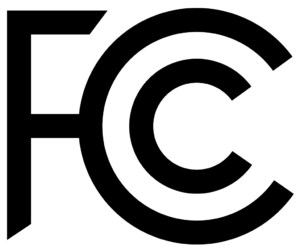 FCC logo in black and white.