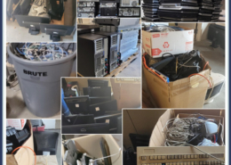IT equipment and E-waste ready to recycling